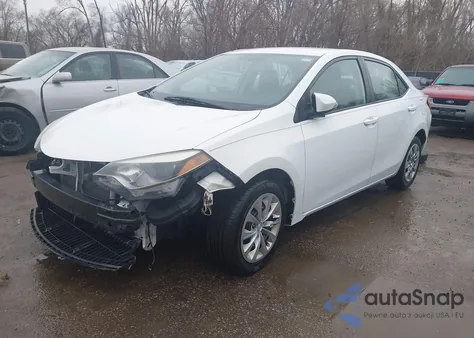 2015 Toyota Corolla S из США, поврежденный, VIN 5YFBURHE6FP264131